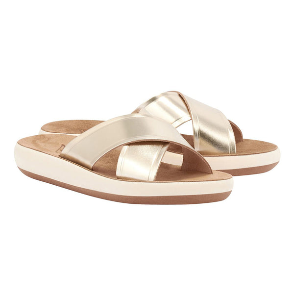 Ancient Greek Sandals Thais Comfort Platinum