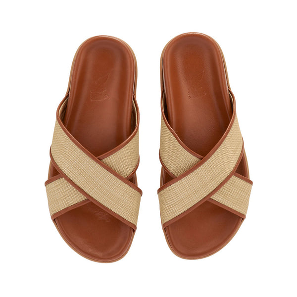 Ancient Greek Sandals Thais Footbed Lino / Cotto