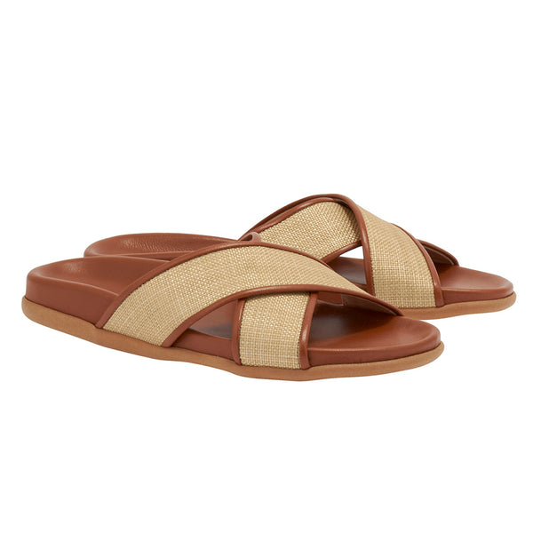 Ancient Greek Sandals Thais Footbed Lino / Cotto