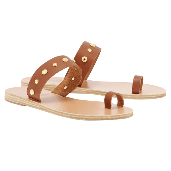 Ancient Greek Sandals Thalia Bee Terracotta