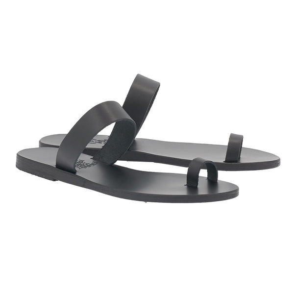 Ancient Greek Sandals Thalia Black