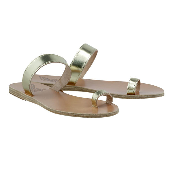 Ancient Greek Sandals Thalia Platinum