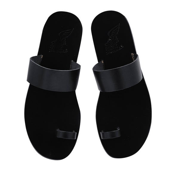 Ancient Greek Sandals Thalos Black