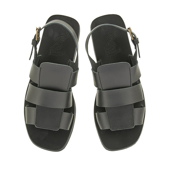Ancient Greek Sandals Thanos Black
