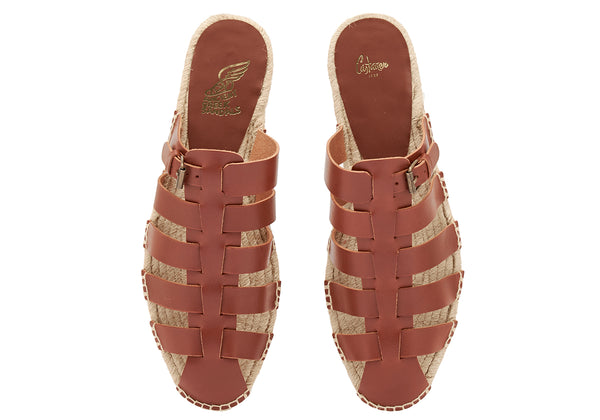 Ancient Greek Sandals Thasos 210 Brown