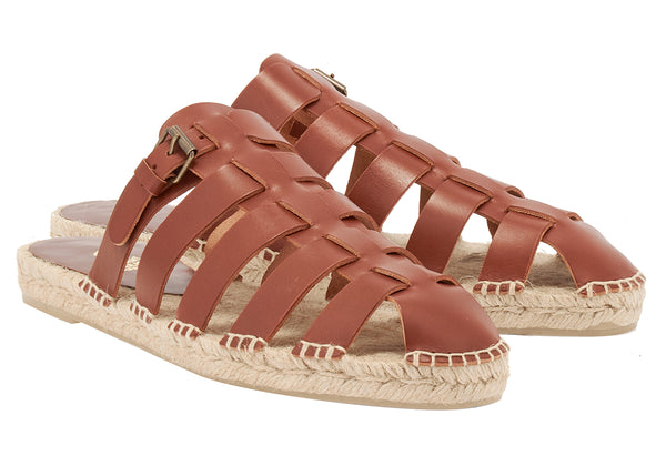 Ancient Greek Sandals Thasos 210 Brown