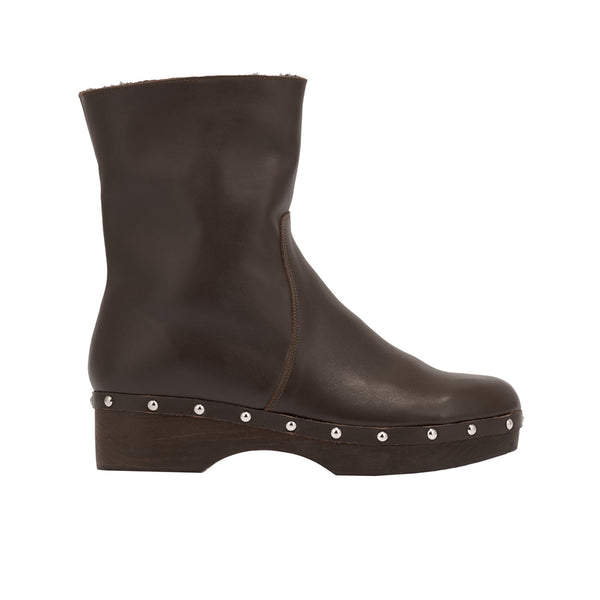 ancient greek sandals The low clog boot Brown