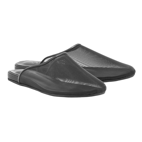 Ancient Greek Sandals The Slipper Black