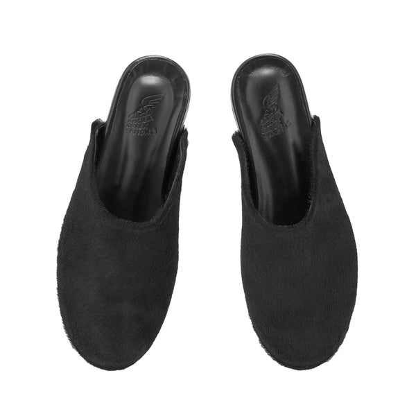 Ancient Greek Sandals The Slipper Black