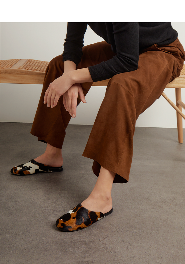 Ancient Greek Sandals The Slipper Black