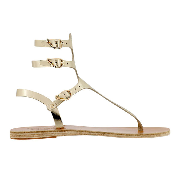 ancient greek sandals Themis Platinum