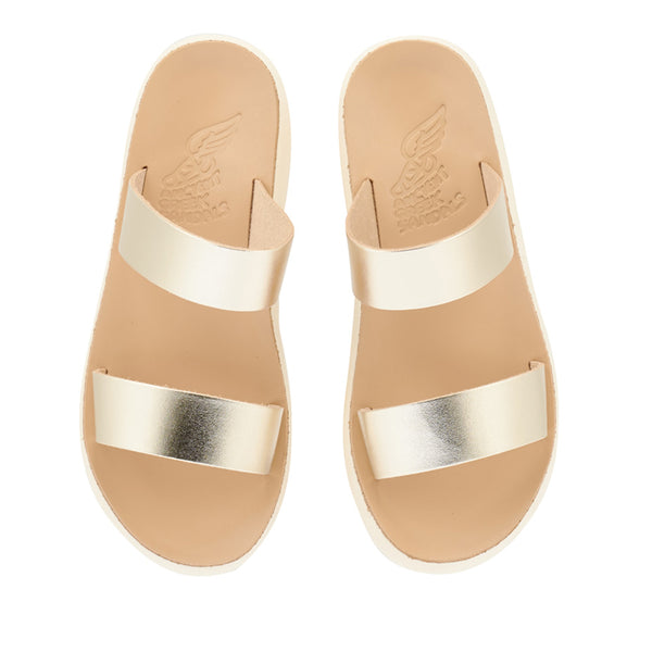 Ancient Greek Sandals Timia Platinum