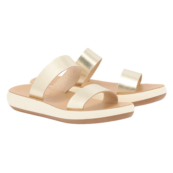 Ancient Greek Sandals Timia Platinum