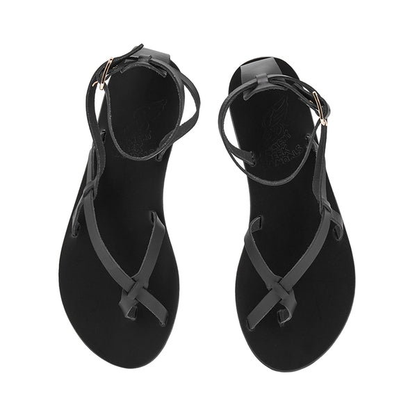 Ancient Greek Sandals Tomi Black