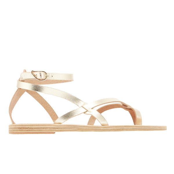 ancient greek sandals Tomi Platinum
