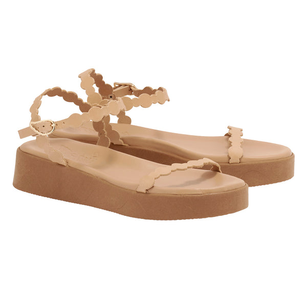 Ancient Greek Sandals Toxo Natural