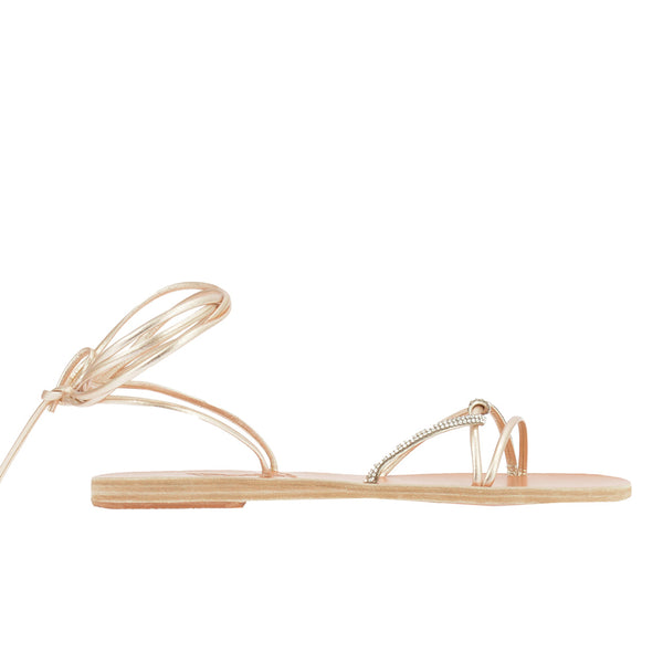 ancient greek sandals Treli Platinum / Silver