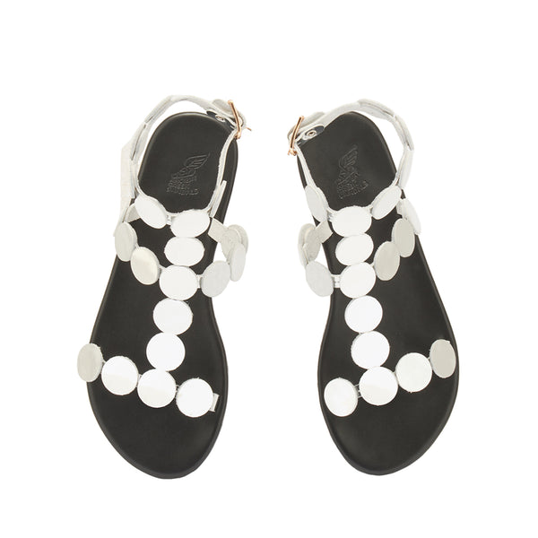 Ancient Greek Sandals Triton Silver