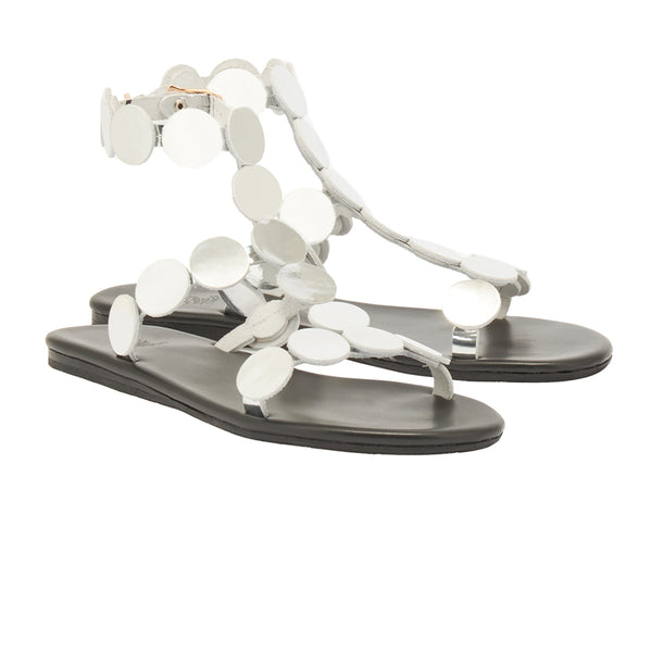 Ancient Greek Sandals Triton Silver