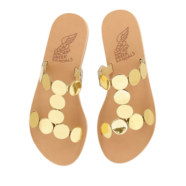 Ancient Greek Sandals Uranos Gold