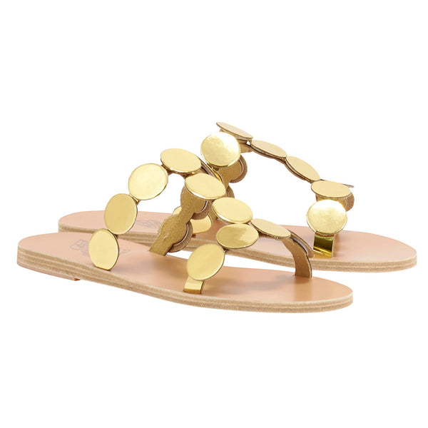 Ancient Greek Sandals Uranos Gold