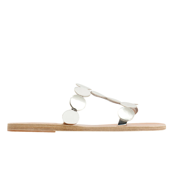 ancient greek sandals Uranos Silver