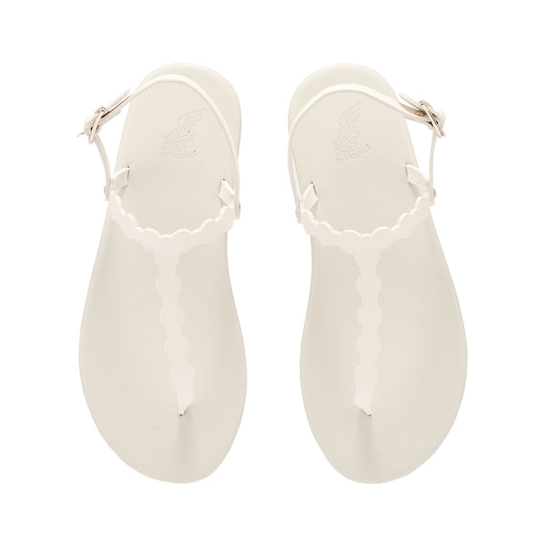 Ancient Greek Sandals Velos Off White