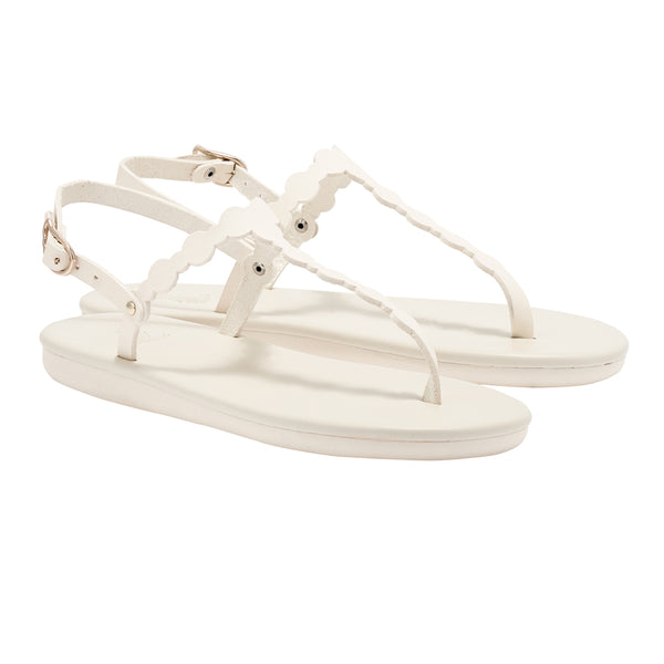 Ancient Greek Sandals Velos Off White