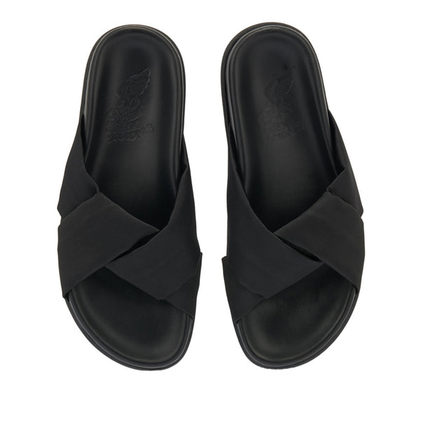 Ancient Greek Sandals Whitney Footbed Black