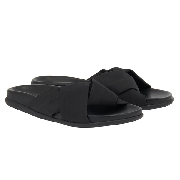 Ancient Greek Sandals Whitney Footbed Black