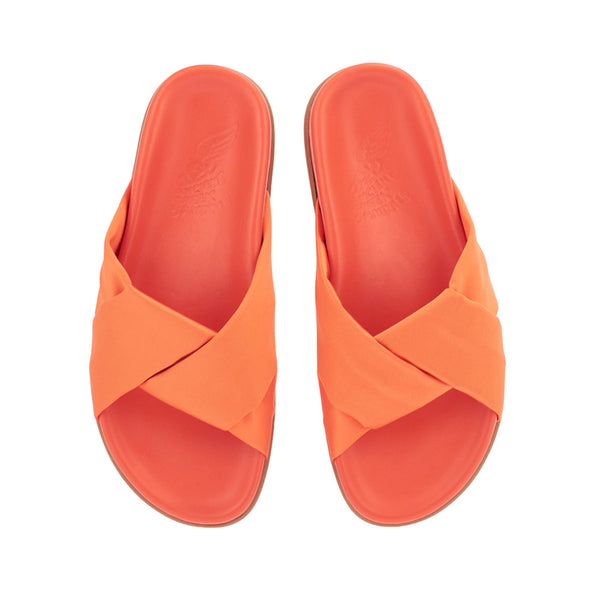 Ancient Greek Sandals Whitney Footbed Coral