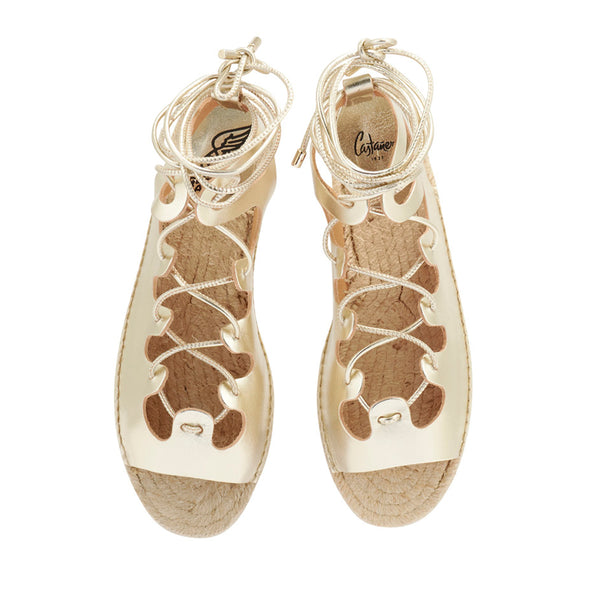 Ancient Greek Sandals Zante 217 Platinum