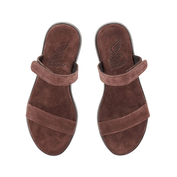 Ancient Greek Sandals Zerelia DARK BROWN