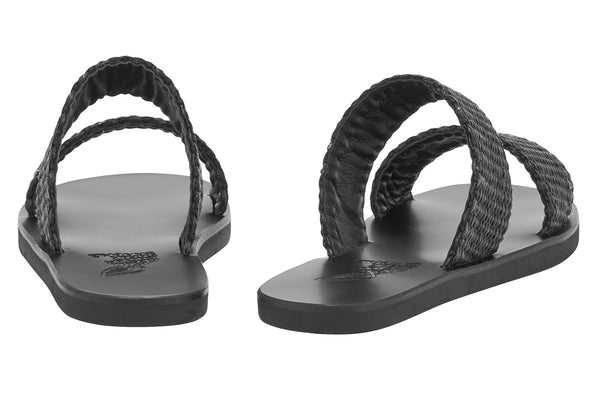 Ancient Greek Sandals Zeus Black