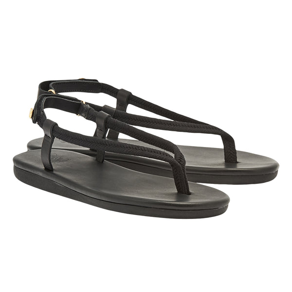 Ancient Greek Sandals Zoi Black