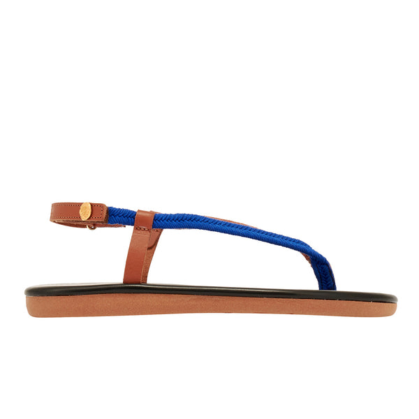 ancient greek sandals Zoi Blue/Tan