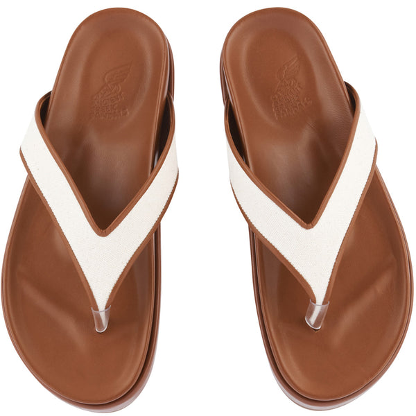 Ancient Greek Sandals Charys 2flatform NATURAL/ COTTO