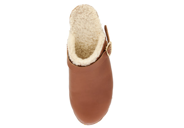 Ancient Greek Sandals Classic Closed Clog Tan / Beige