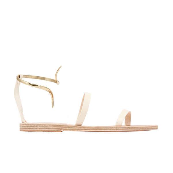 ancient greek sandals Crounching venus Off White / Gold