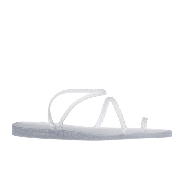 ancient greek sandals Eleftheria CLEAR/SILVER GLITTER