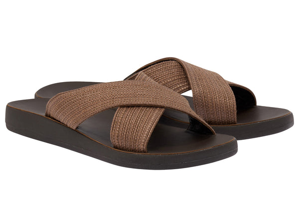 Ancient Greek Sandals Kritonas Comfort Brown / Black Sole