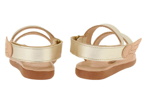 Ancient Greek Sandals Little Agatha Soft Glitter Platinum