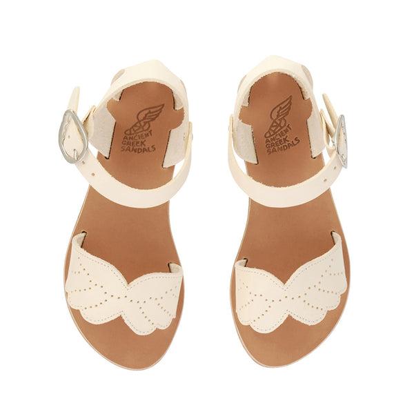 Ancient Greek Sandals Little Andromeda Soft Off White