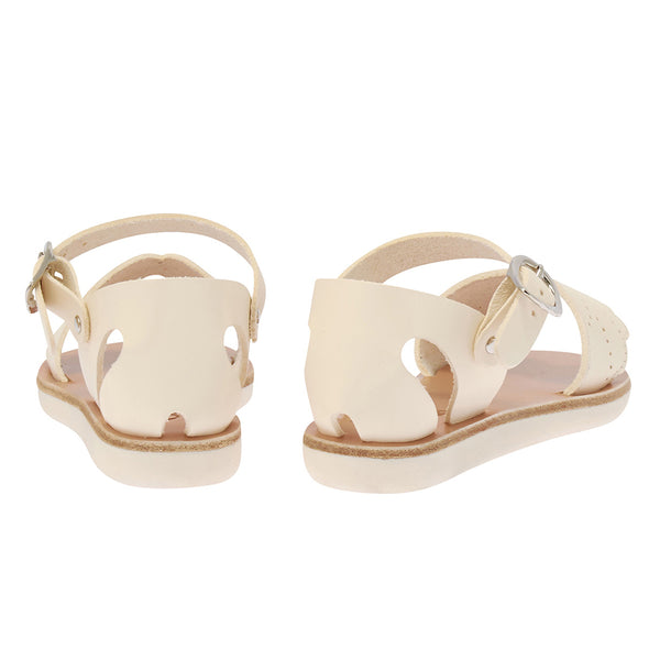 Ancient Greek Sandals Little Andromeda Soft Off White