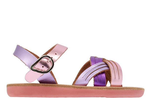 ancient greek sandals Little electra soft Pink / Lilac / Violet
