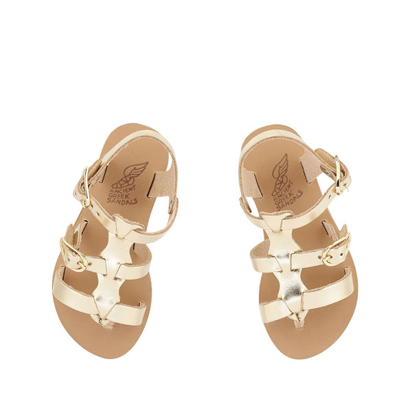 Ancient Greek Sandals Little Grace Kelly Soft Platinum