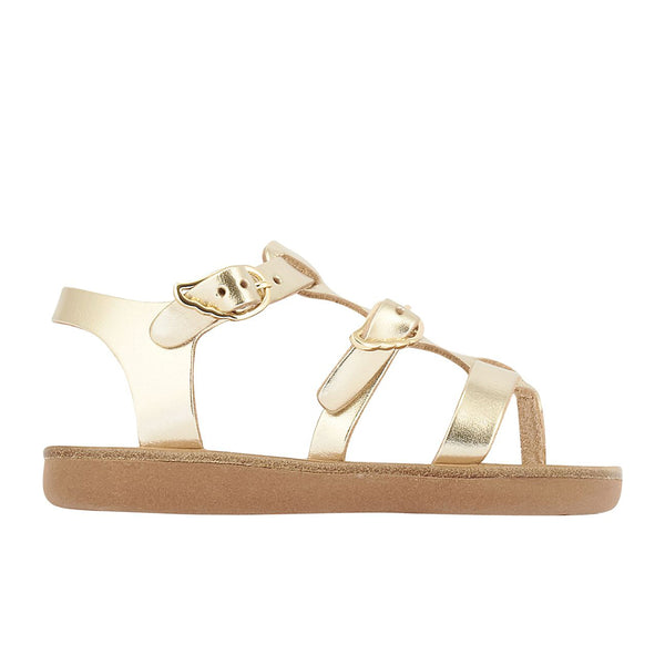 ancient greek sandals Little grace kelly soft Platinum