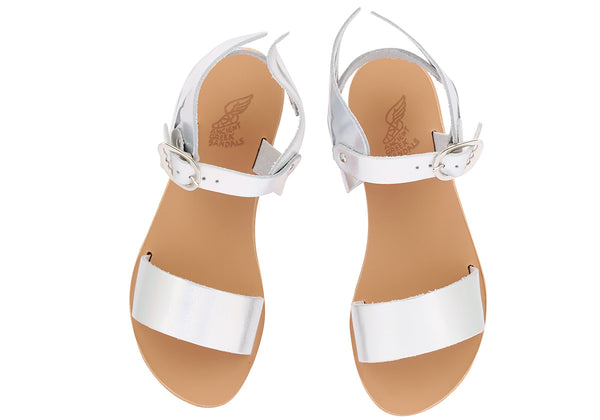 Ancient Greek Sandals Little Ikaria Soft METAL IRRIDISCENT