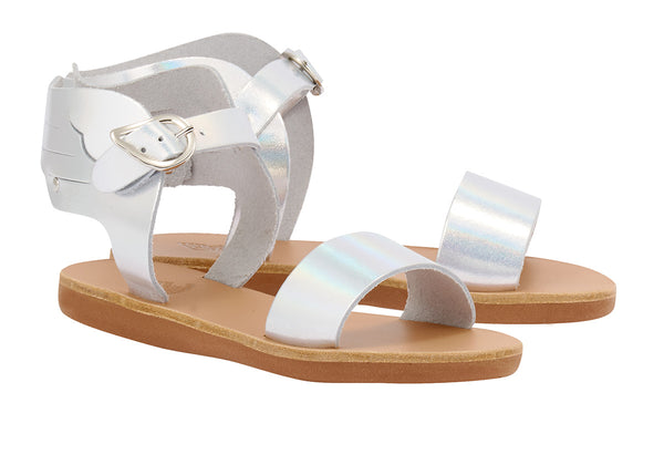 Ancient Greek Sandals Little Ikaria Soft METAL IRRIDISCENT