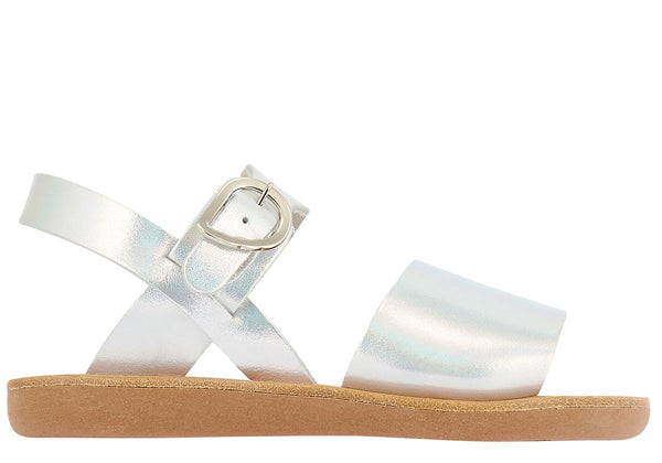 ancient greek sandals Little kaliroi soft METAL IRRIDISCENT